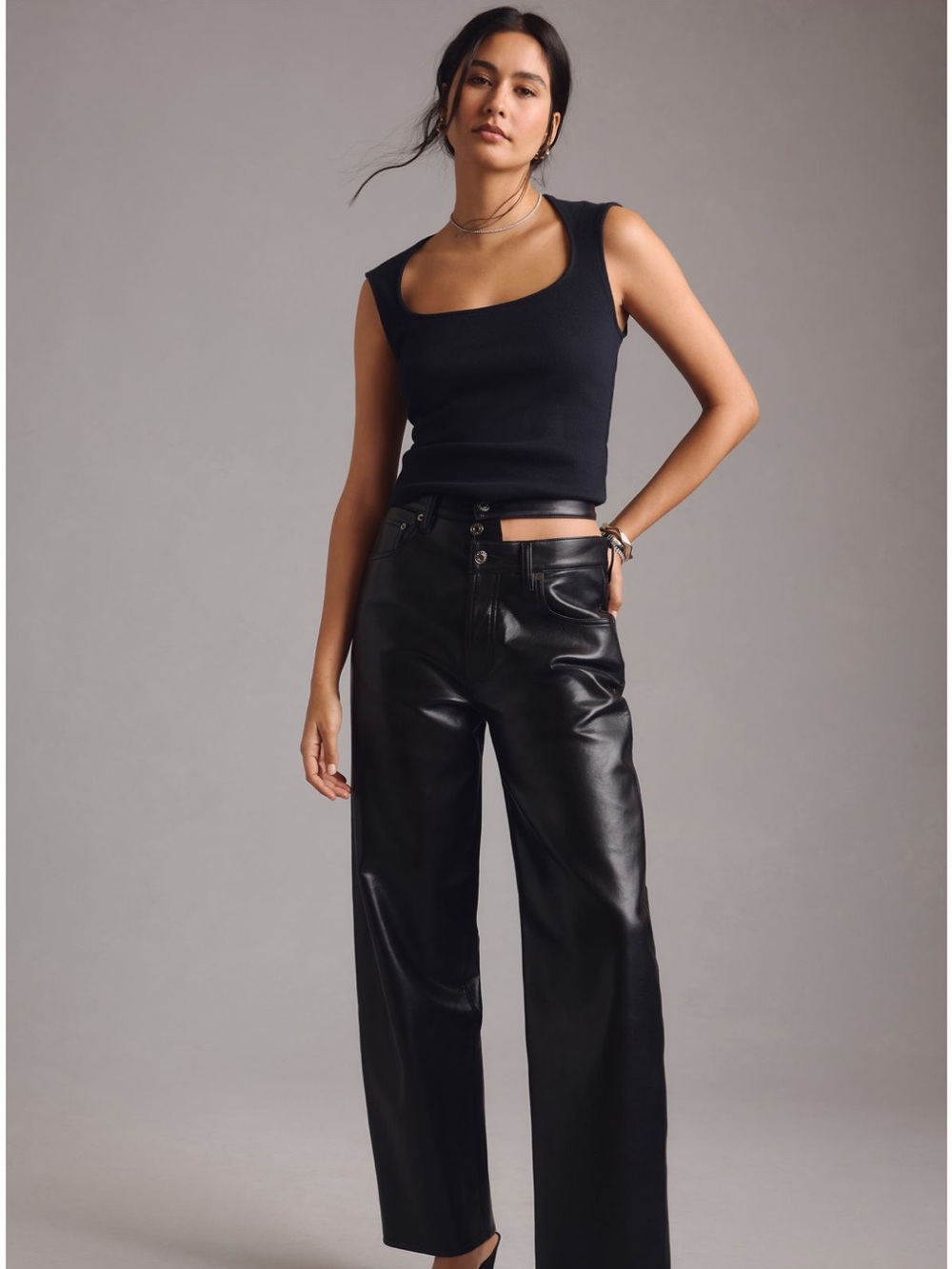 NWT Maeve Square-Neck Tank